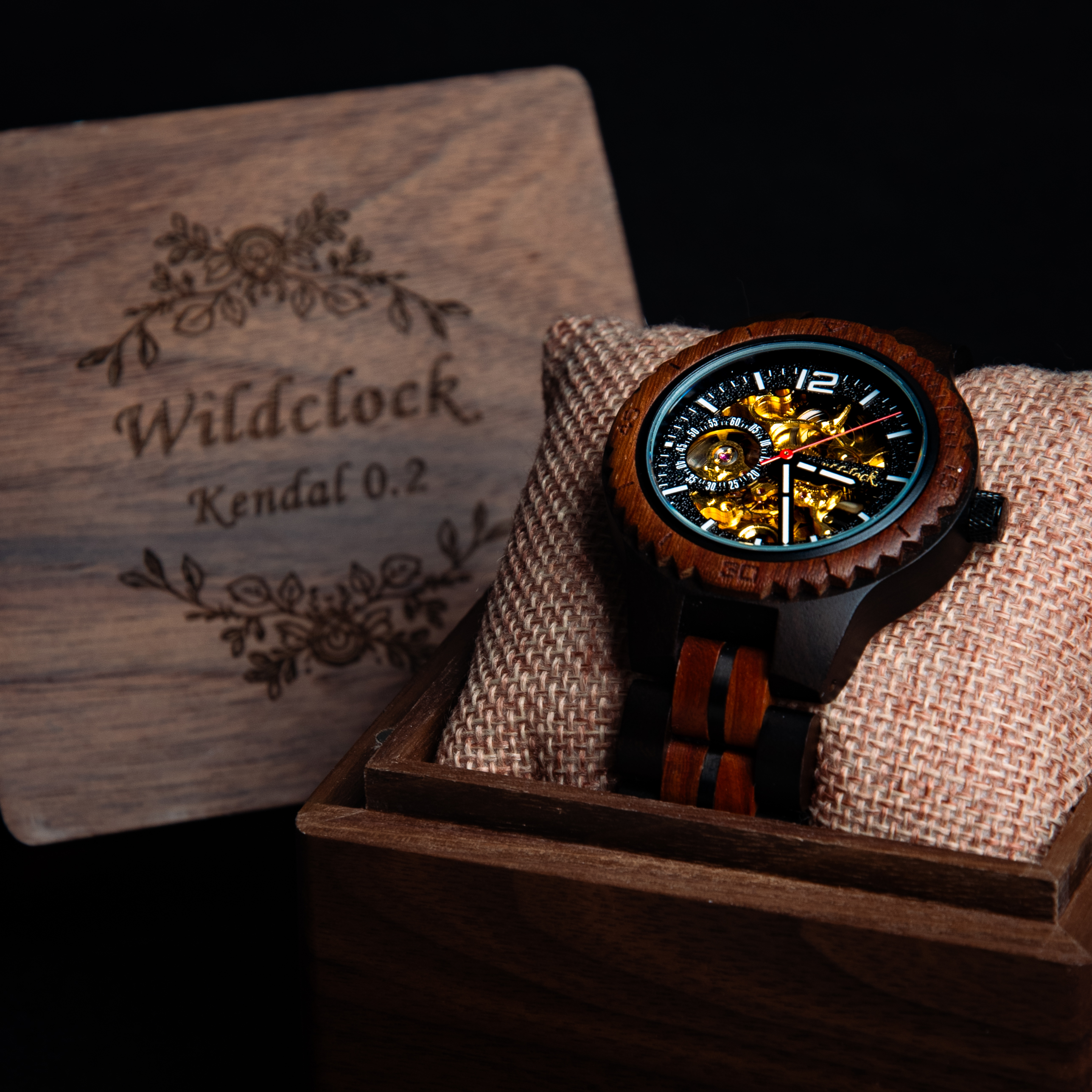 WildClock Kendal 0.2 komplet zestawu z personalizowanym pudełkiem